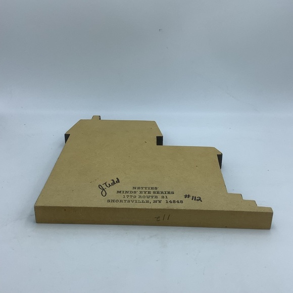 Netties’ Minds’ Eye Series Snowman Flat House Shelf Sitter by J. Tidd #112 - Picture 6 of 8